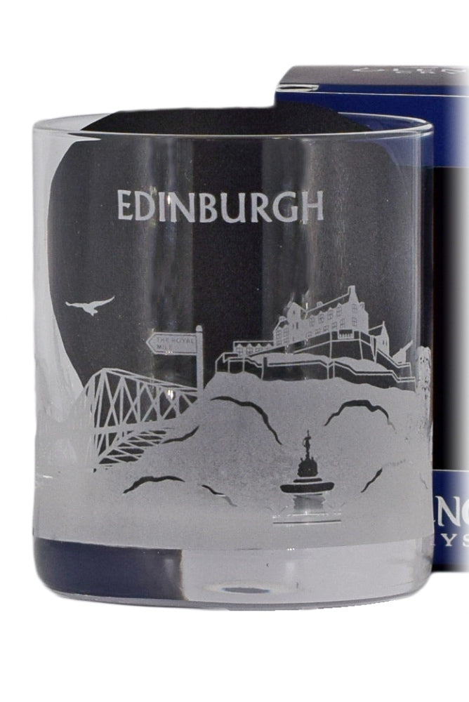 Glencairn Crystal, Skylines Collection, Edinburgh Glass in Gift Box