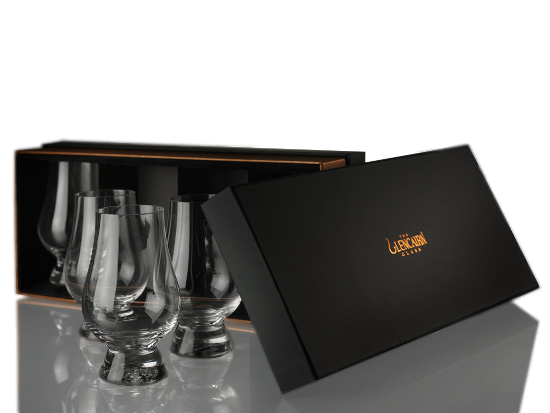 Glencairn Presentation Box with 4 Original Whisky Glasses