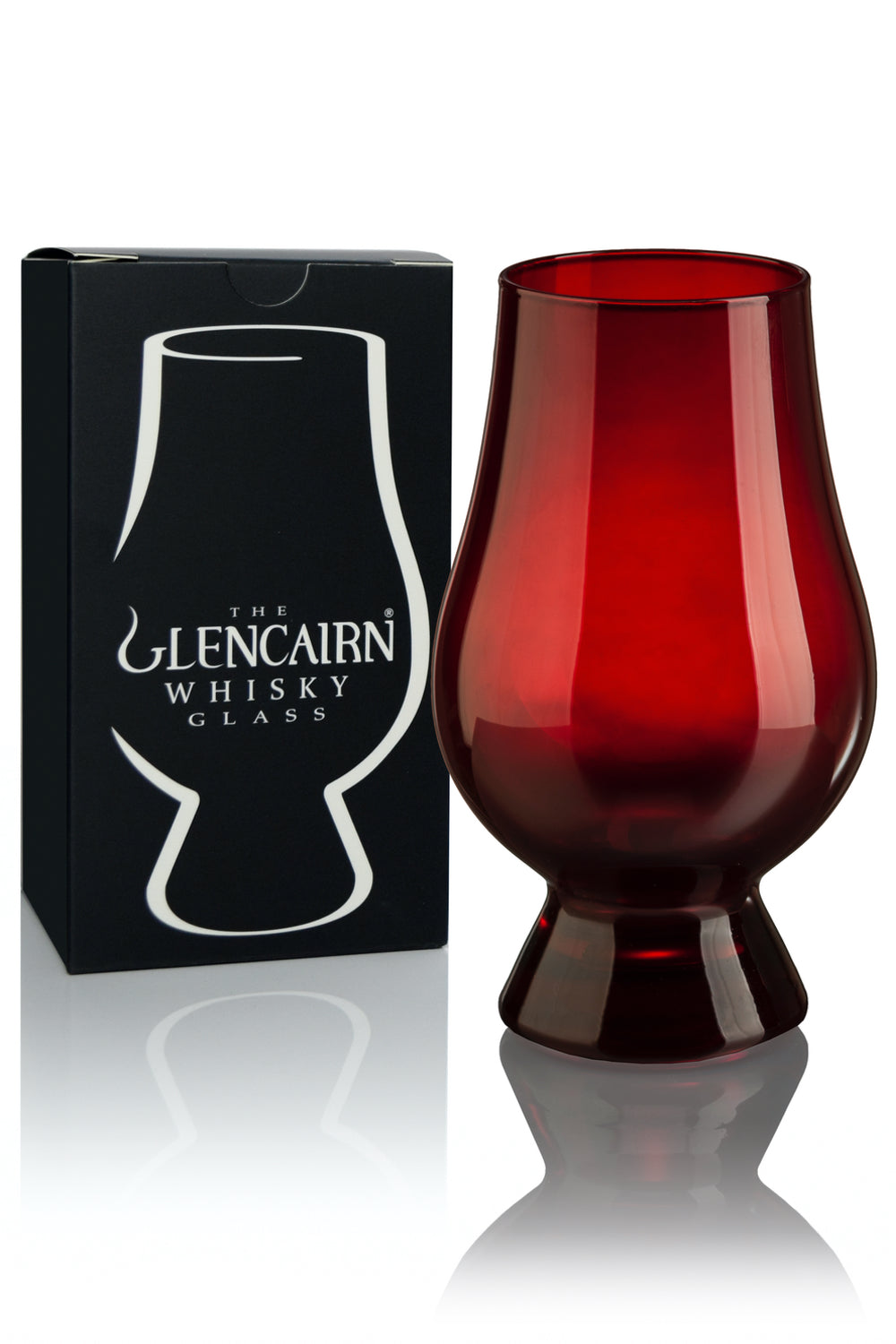 Glencairn Crystal Original RED Whisky Glass with Gift Box